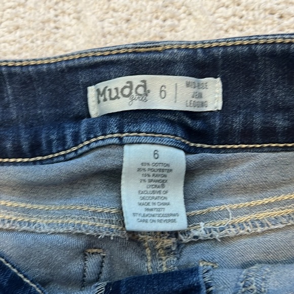 Size 6 Mudd Girls Mid-Rise Jean Leggings - Picture 3 of 4